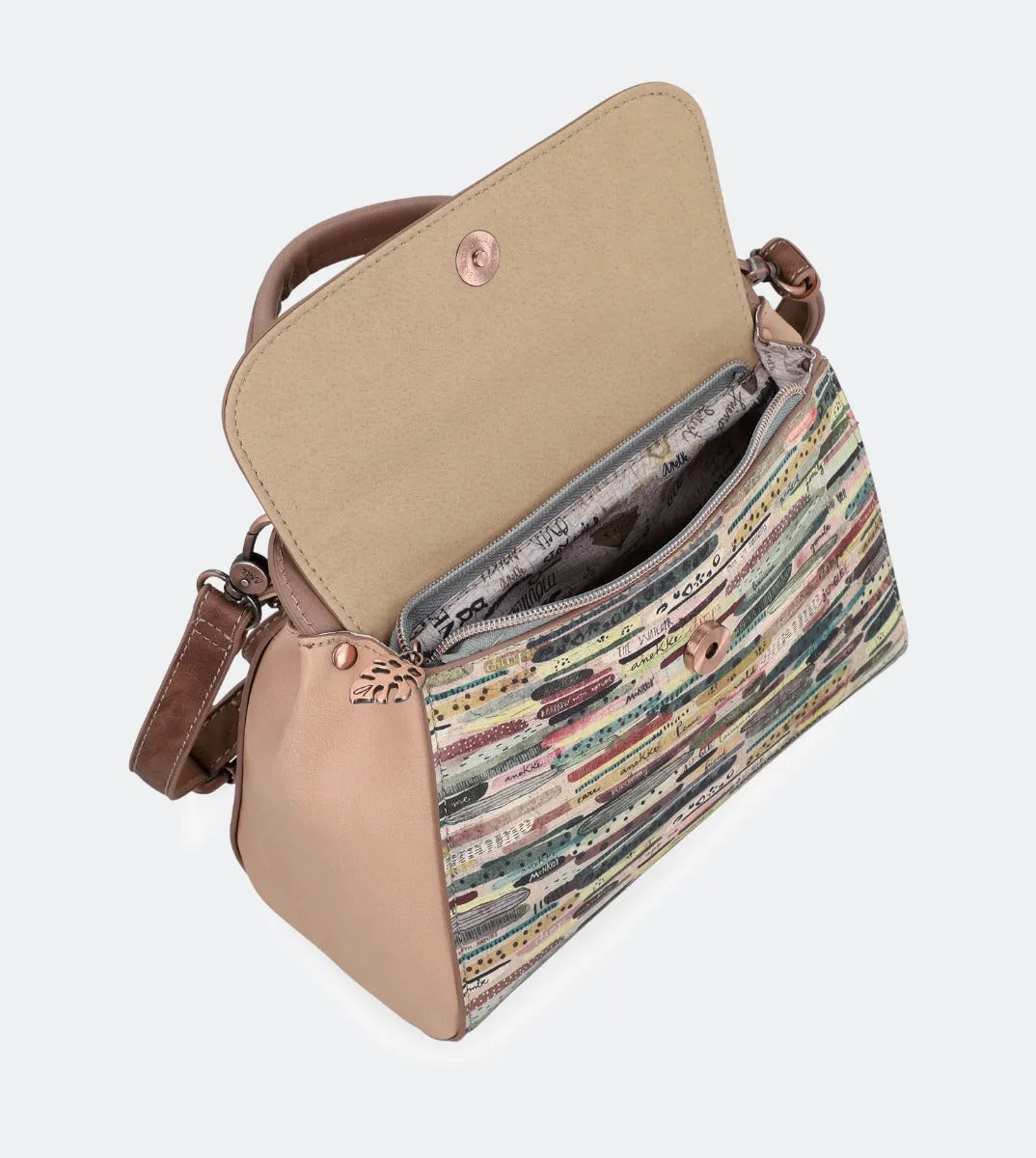 Nature double compartment handbag