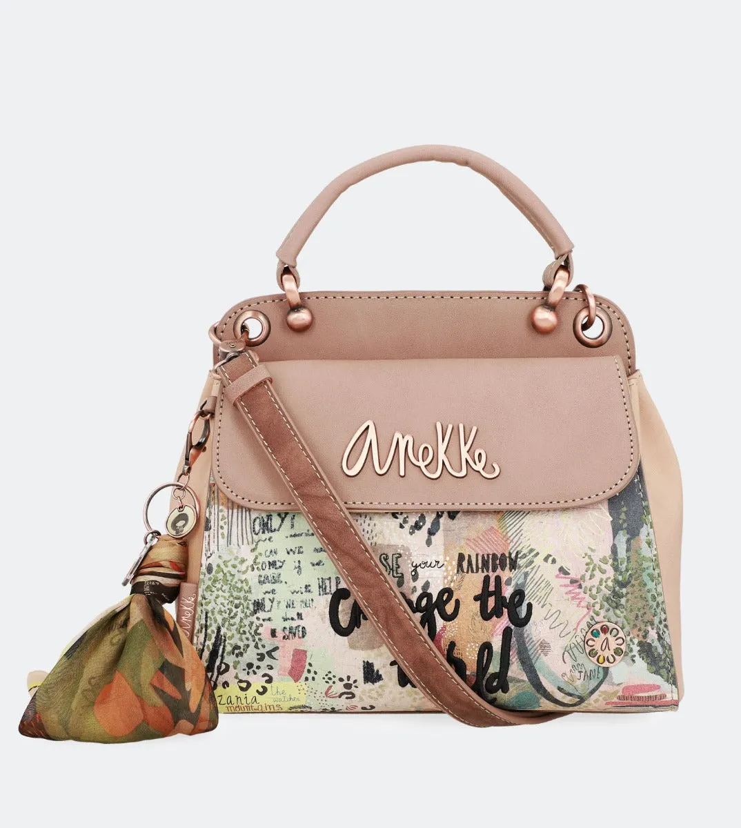 Nature double compartment handbag
