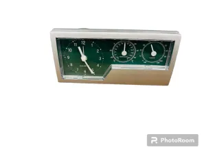 New in box! Thermo/Hygro clock with slim movement, measures air temperature & humidity with alarm!