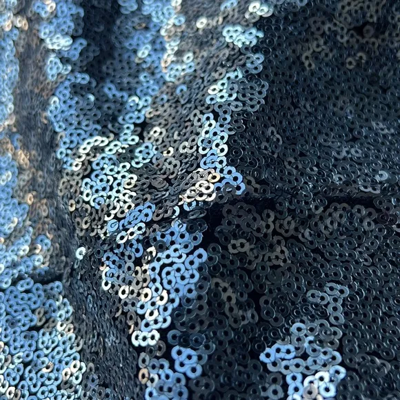 New (NWOT) HVN Affie Sequined Midi Skirt in Silver Size 2