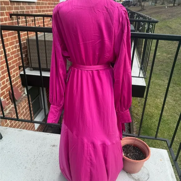 NWT ELOQUII Women's Plus Size Satin Maxi Dress SIZE 14