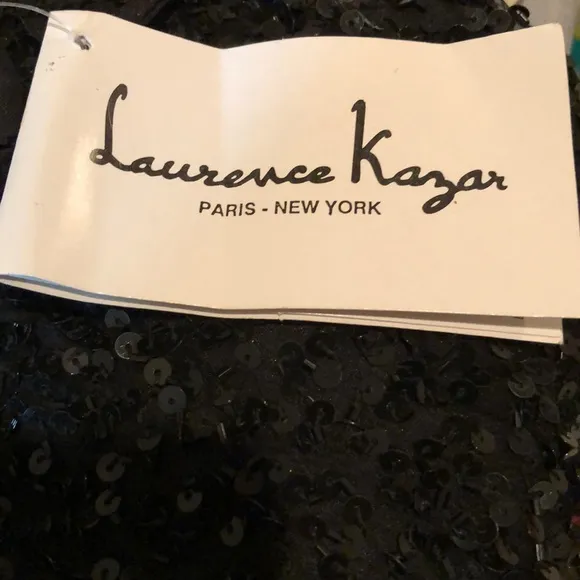 NWT Laurence Kazar Black Beaded Skirt Size 1X