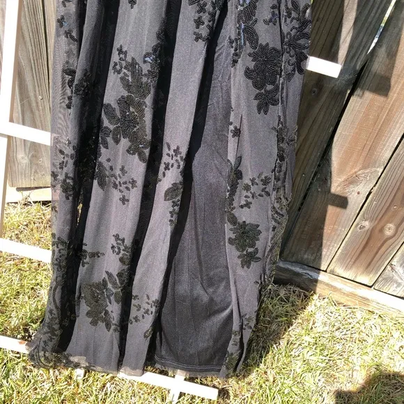 NWT Southern Fried Chics Black Lace Sequined Dress XS