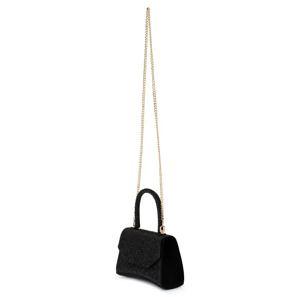 Olga Berg - KIMMI HOTFIX TOP HANDLE - Black