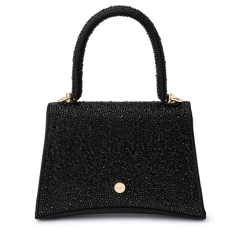 Olga Berg - KIMMI HOTFIX TOP HANDLE - Black