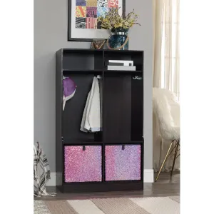 Organize It All Reversible Sequin Storage Cube in Pink/Black