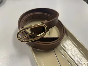 Oval Buckle Belt