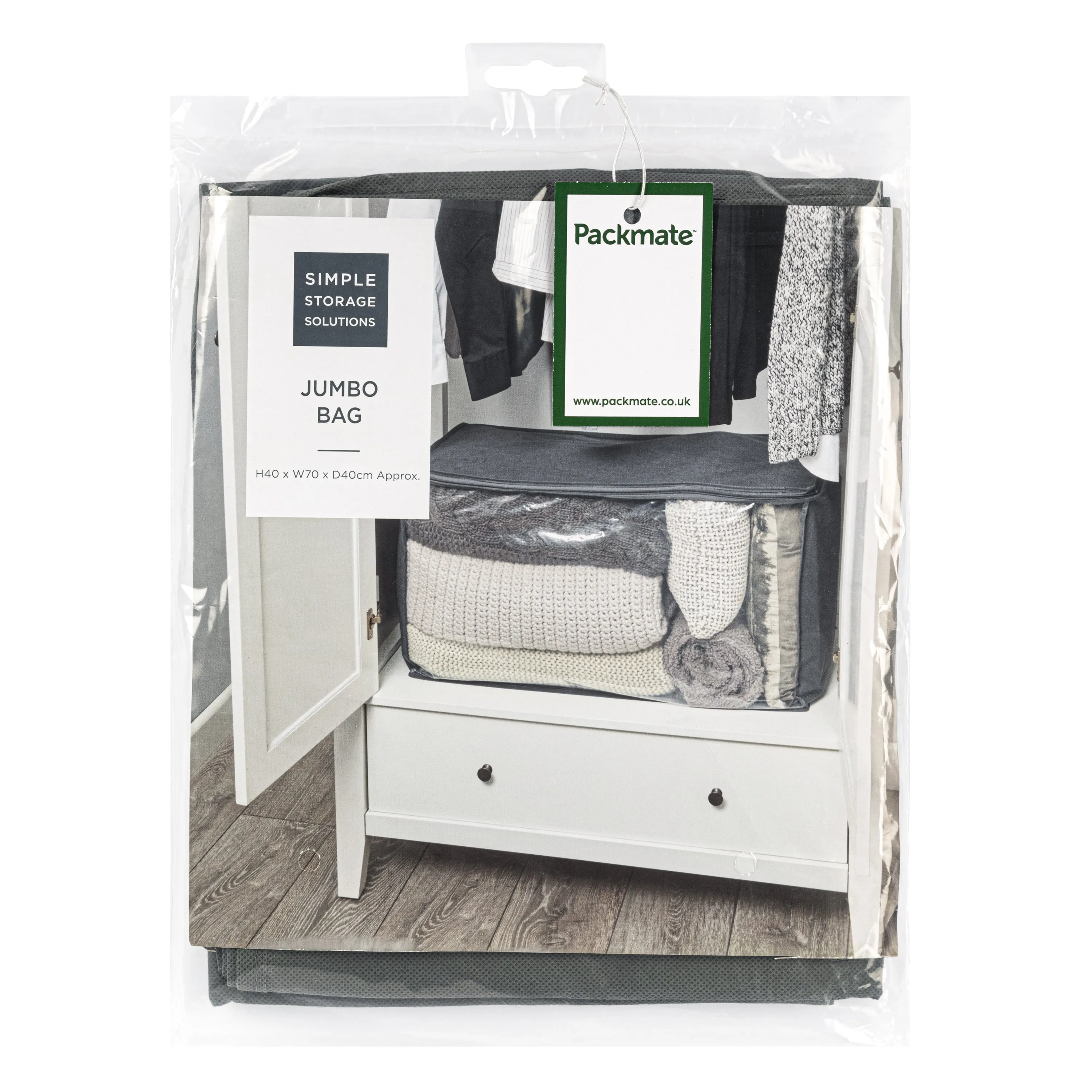 Packmate Jumbo Grey Storage Bag