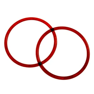 Pair Of Bag Handle For Bag Making Round: 4.5 inches - Dark Brown