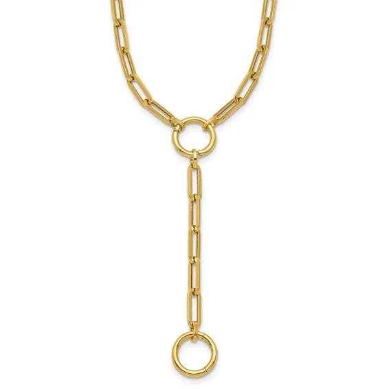 Paperclip Double Carabiner Chain