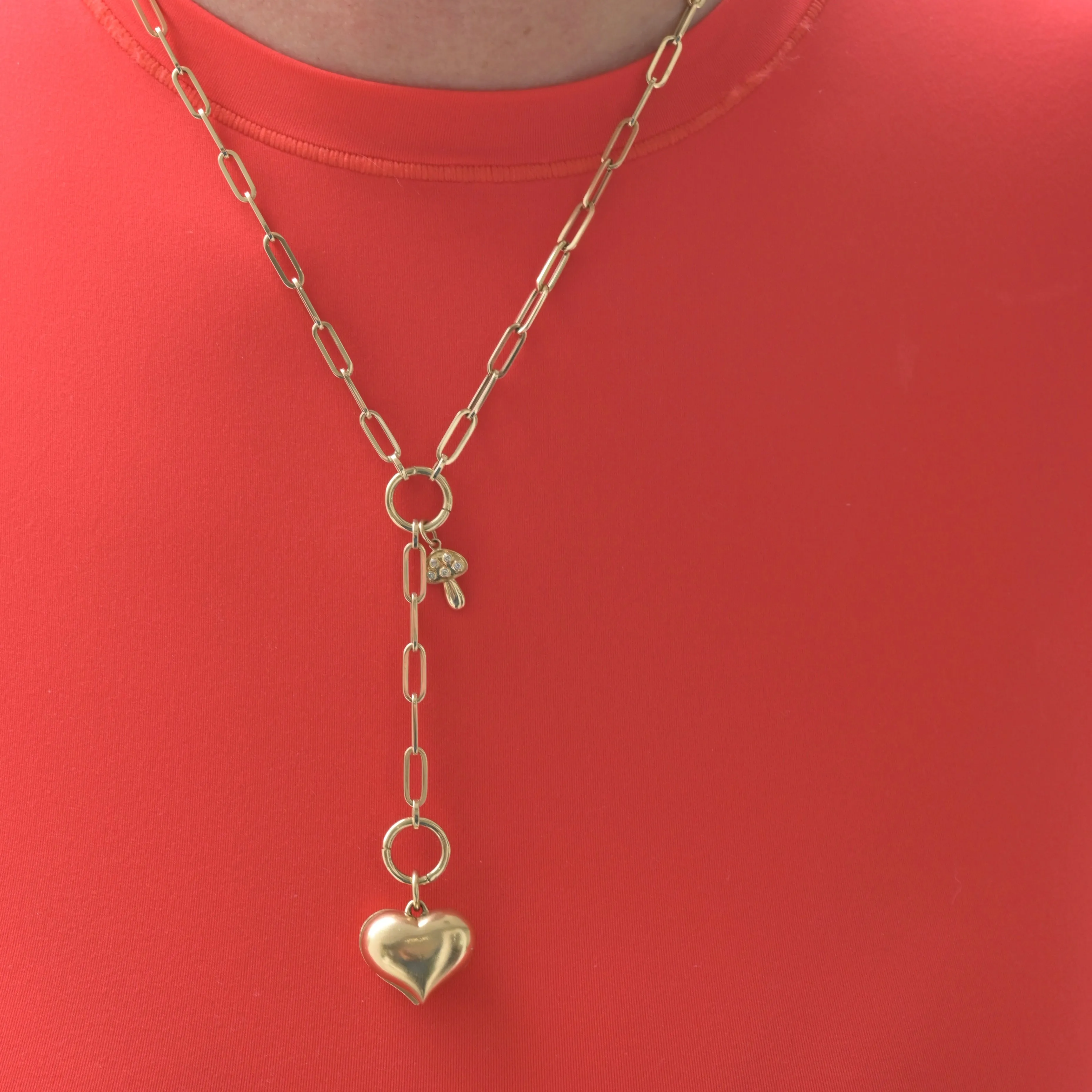 Paperclip Double Carabiner Chain