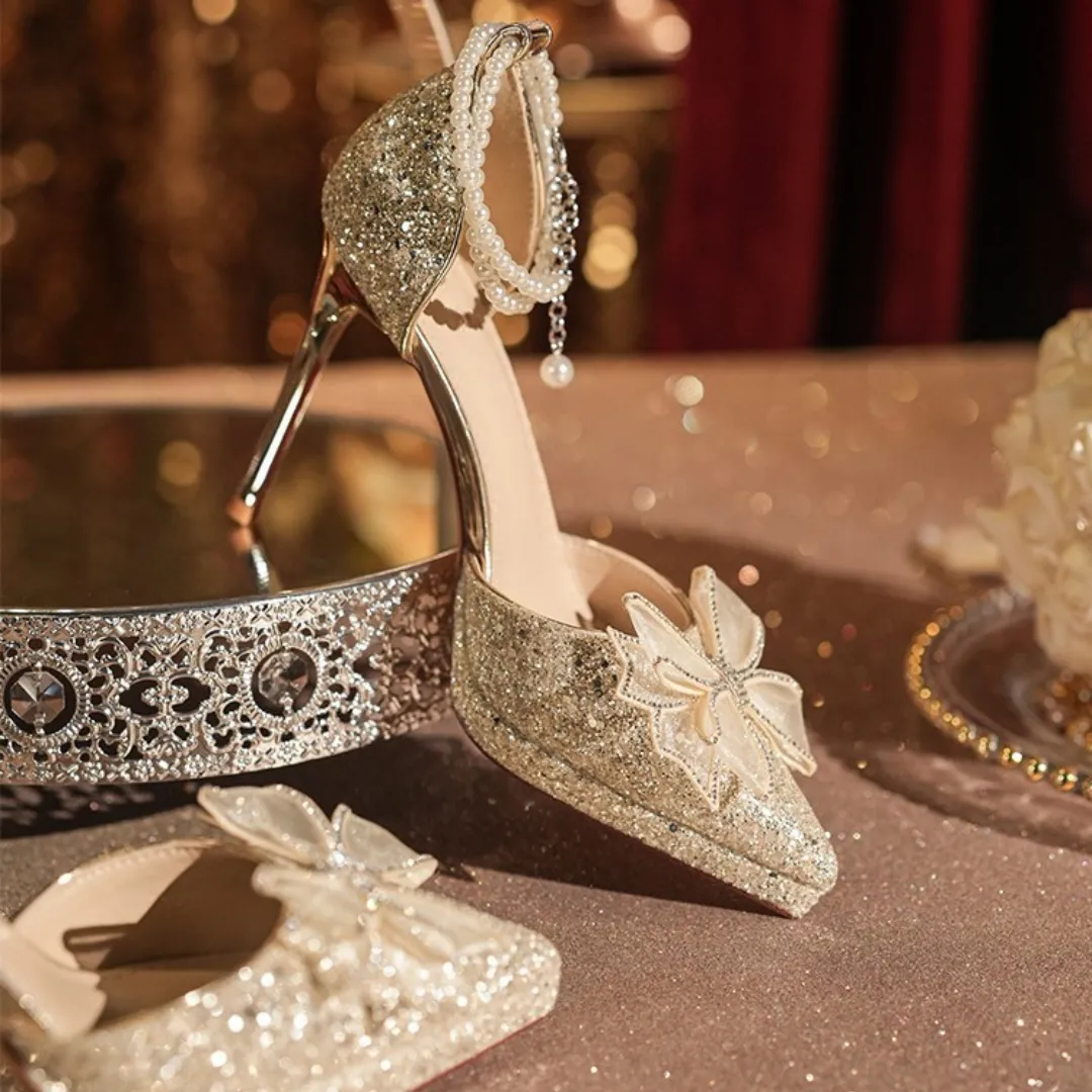 Pearl Grace Stilettos