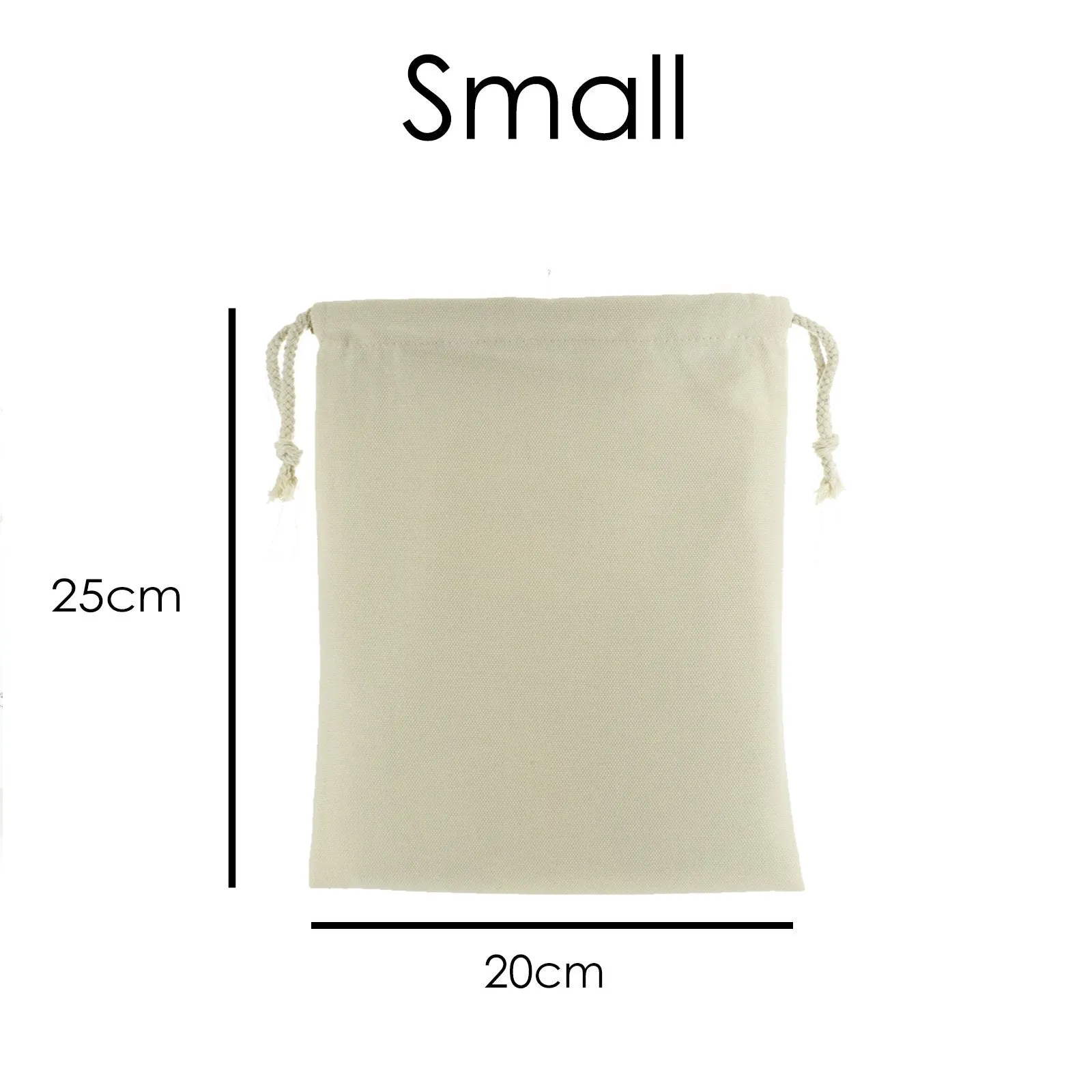 Personalised Canvas Sack with Cute Text and Dancing Grey Rabbit