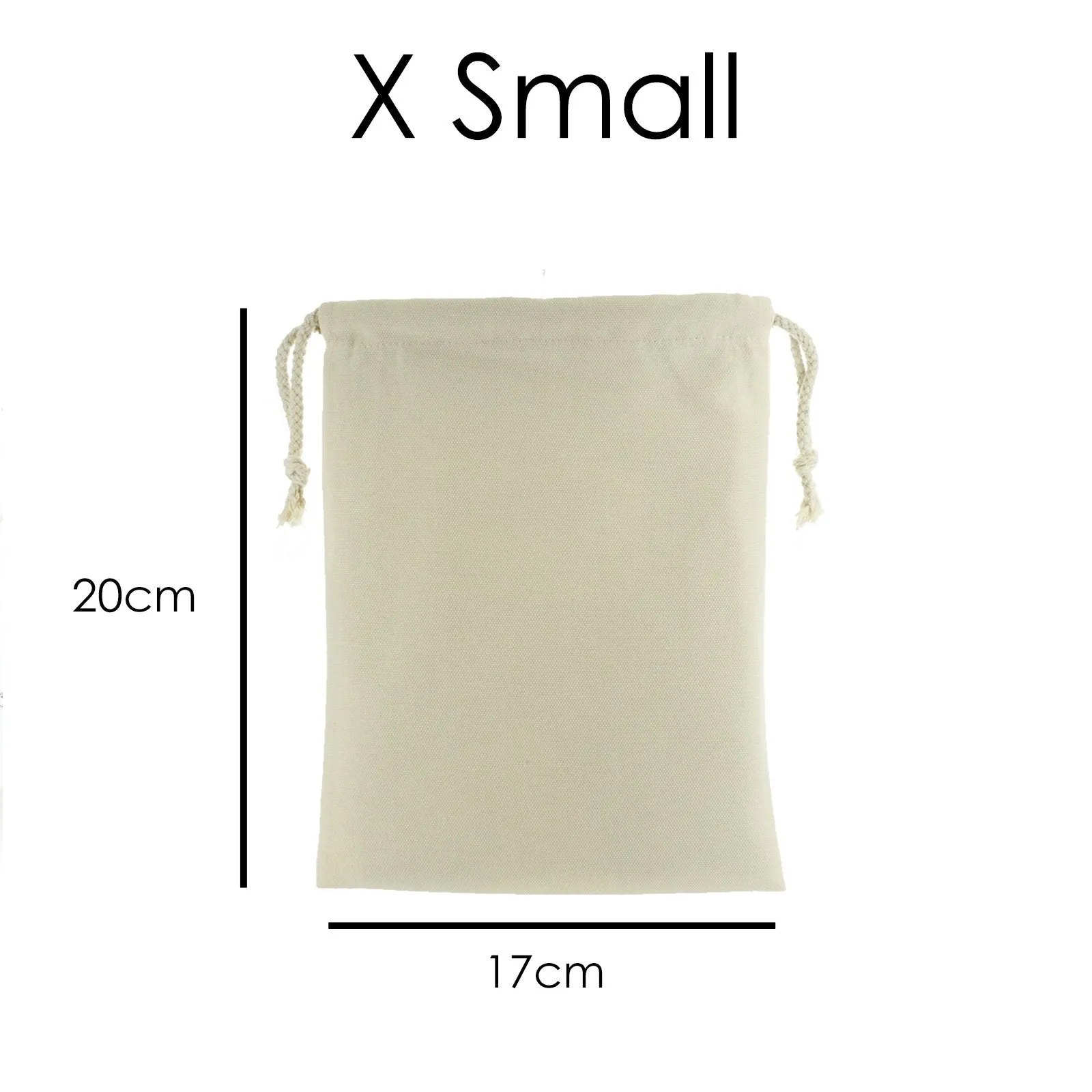 Personalised Canvas Sack with Cute Text and Dancing Grey Rabbit