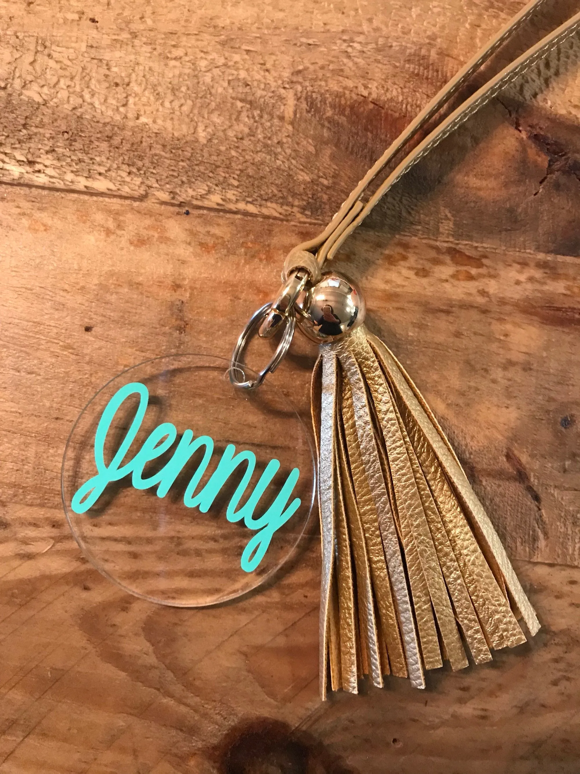 Personalized Keychain - Tassel Keychain
