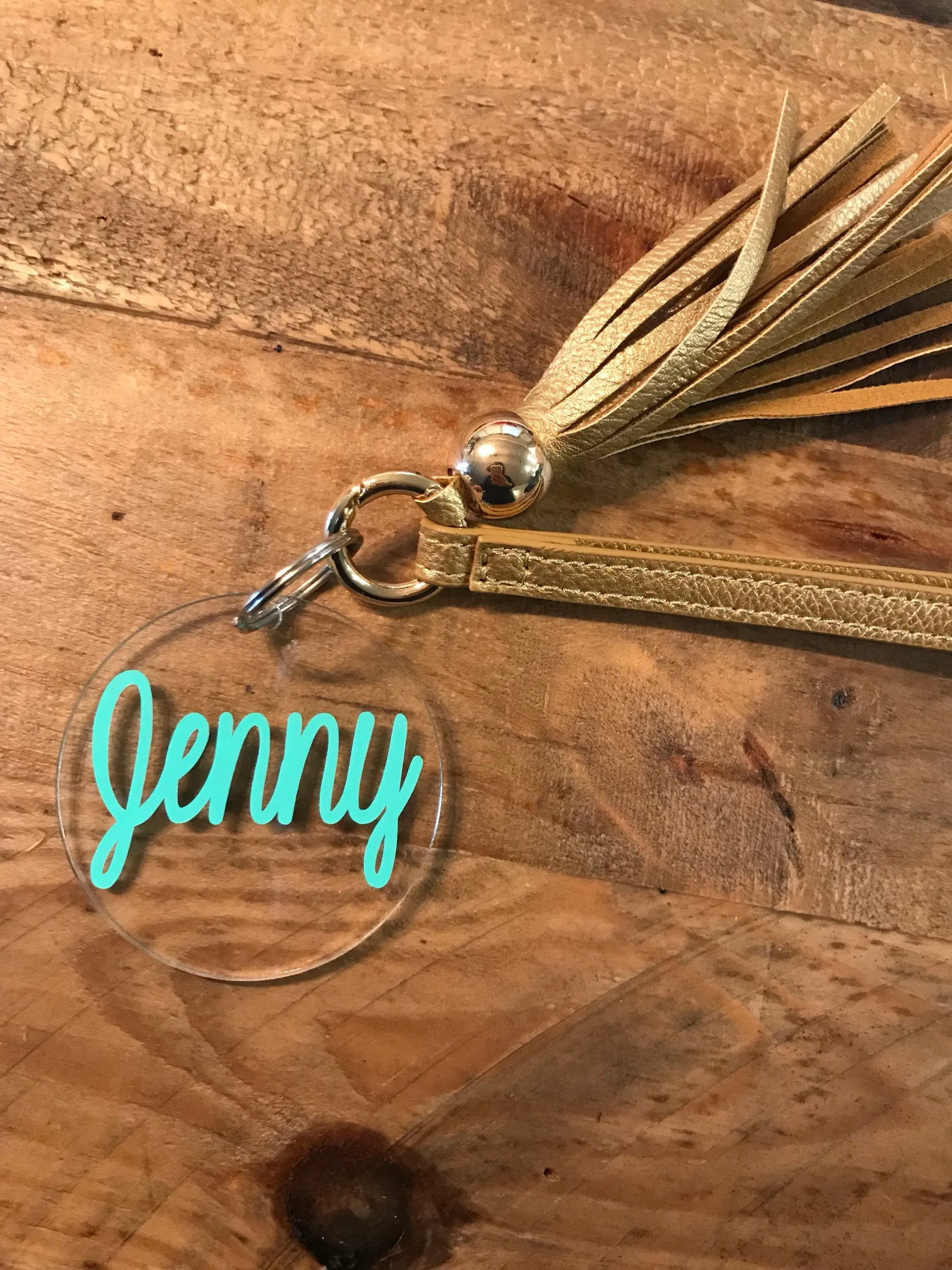 Personalized Keychain - Tassel Keychain