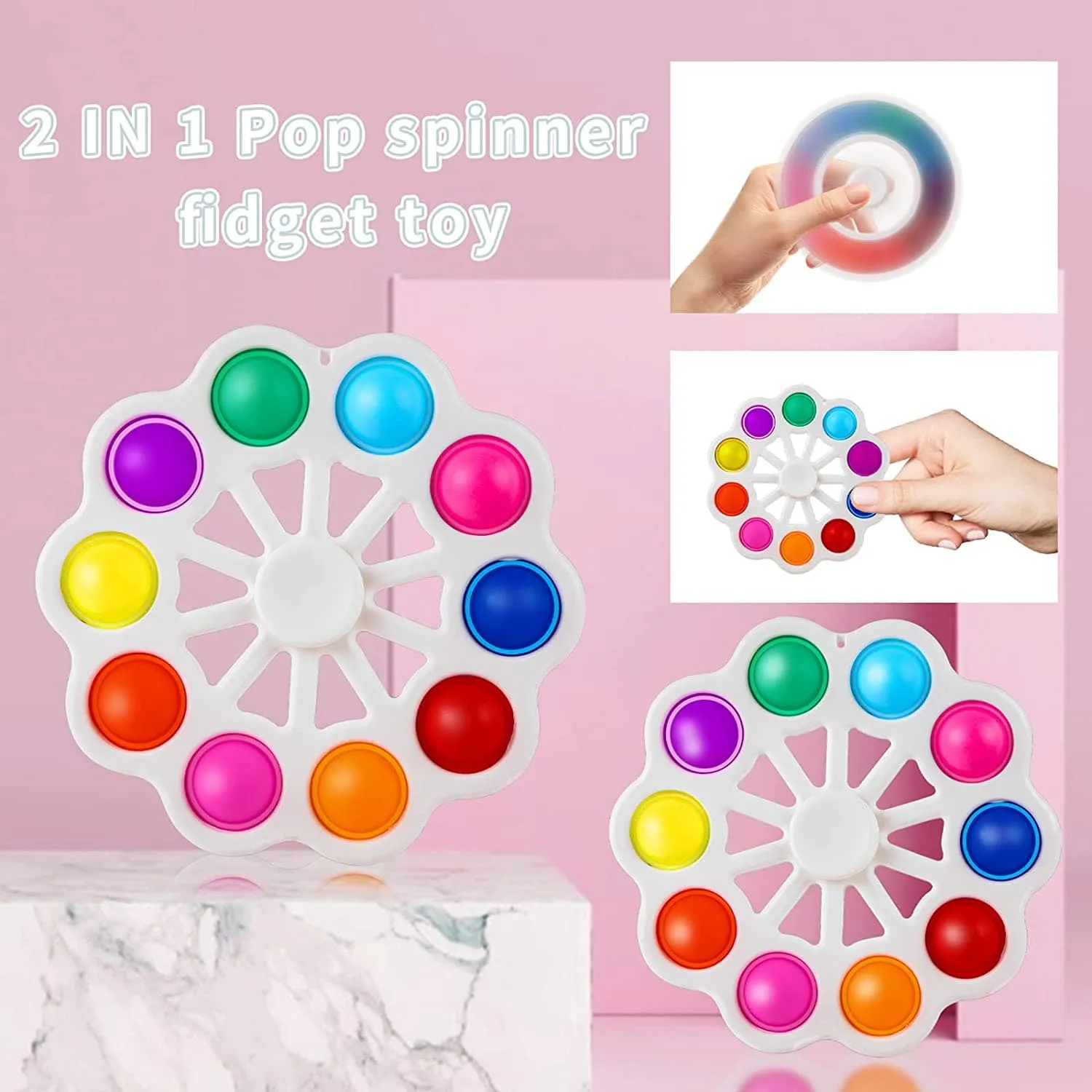 PopBubble - Flower Dimple & Spinner