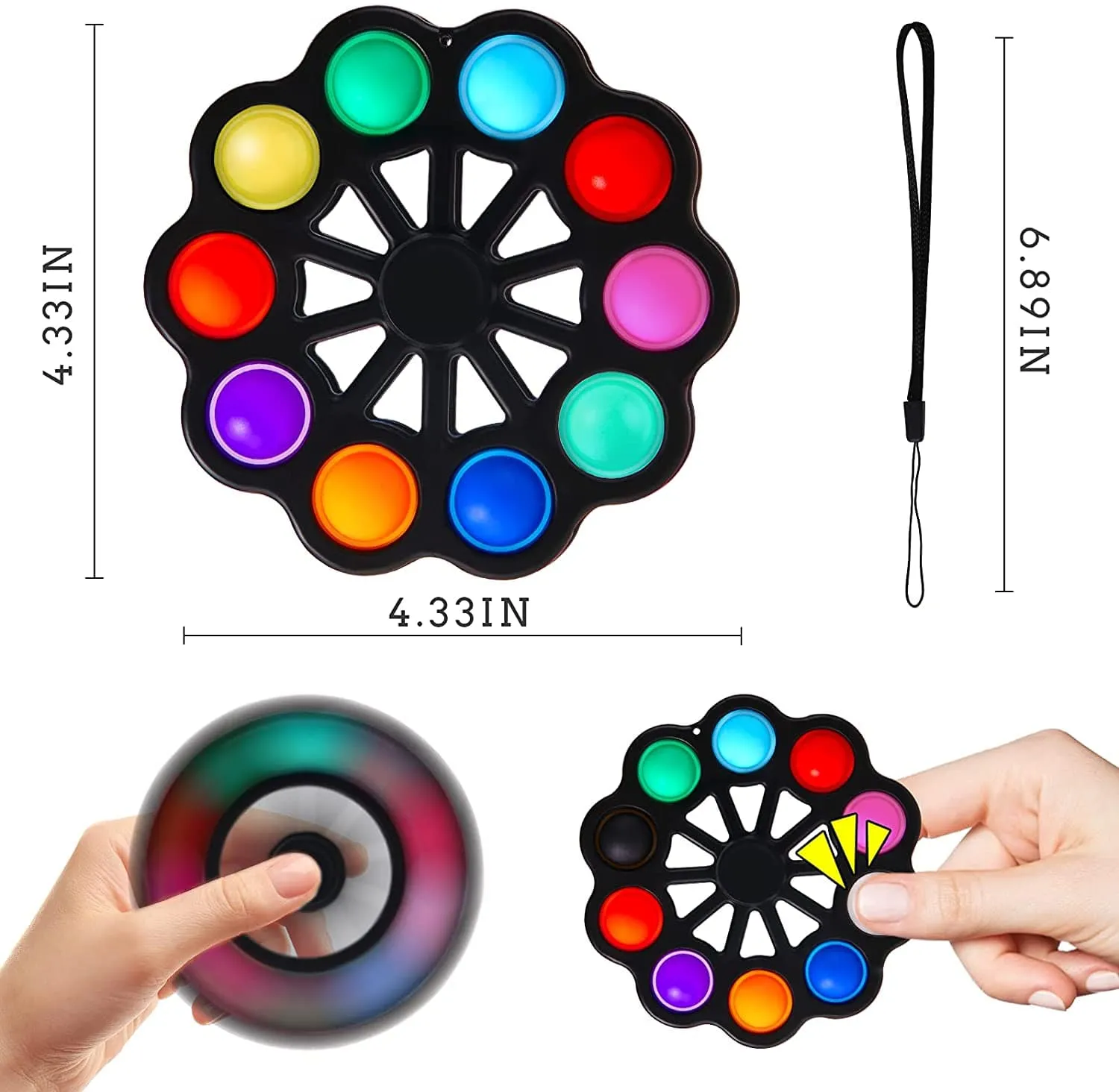 PopBubble - Flower Dimple & Spinner