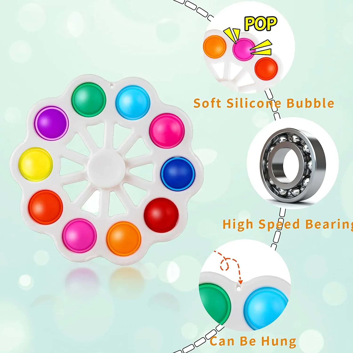 PopBubble - Flower Dimple & Spinner