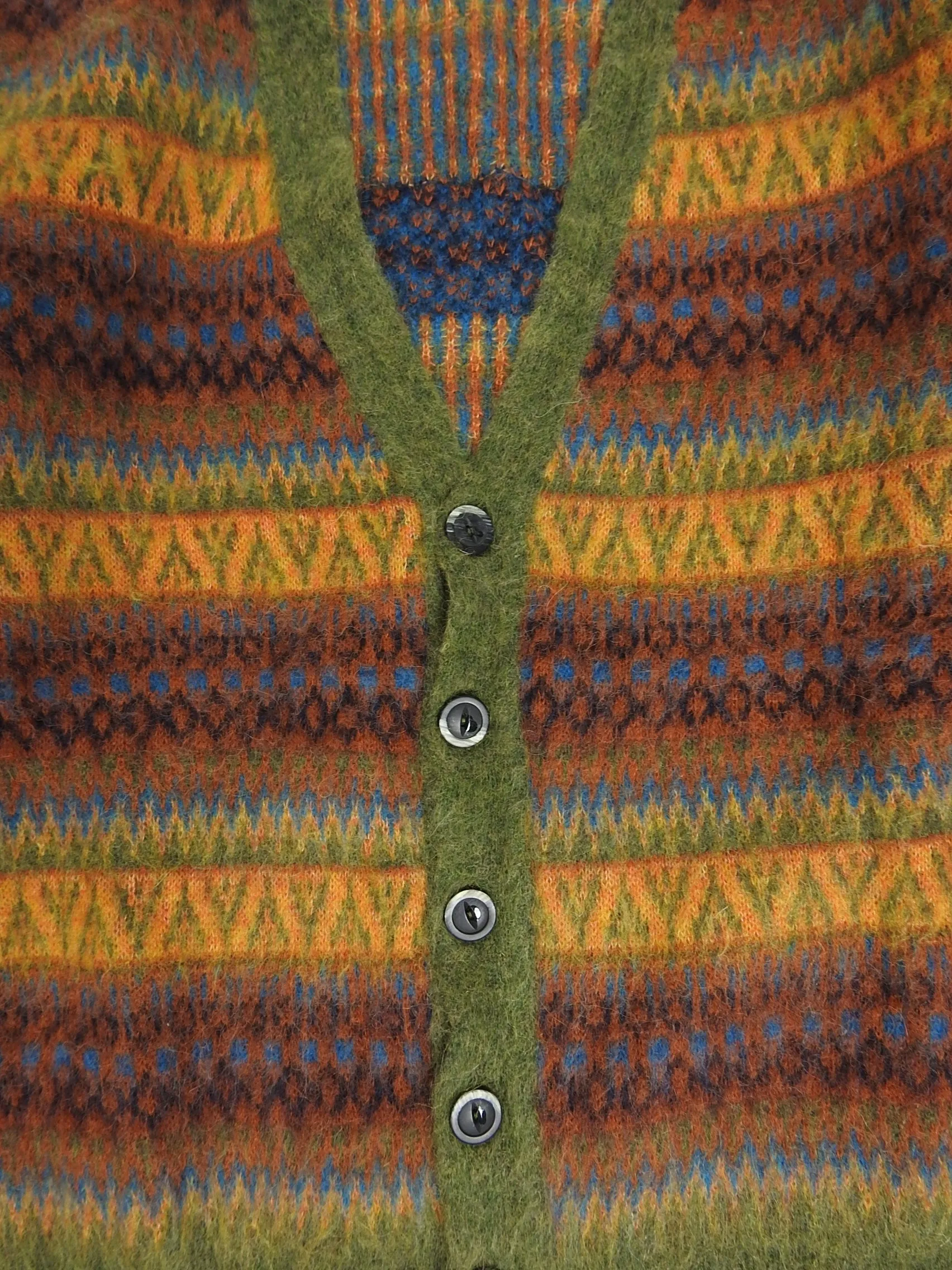 Presidents Patterned Cardigan Size Medium