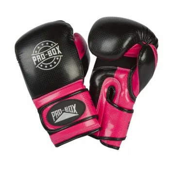 PRO BOX JUNIOR CHAMP SPAR VELCRO-BLACK/FUCHSIA