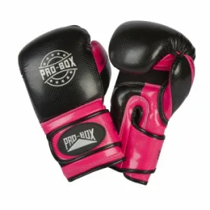 PRO BOX JUNIOR CHAMP SPAR VELCRO-BLACK/FUCHSIA