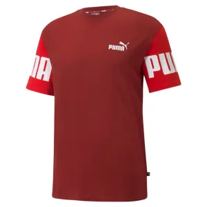 Puma Mens Power Colorblock Tee