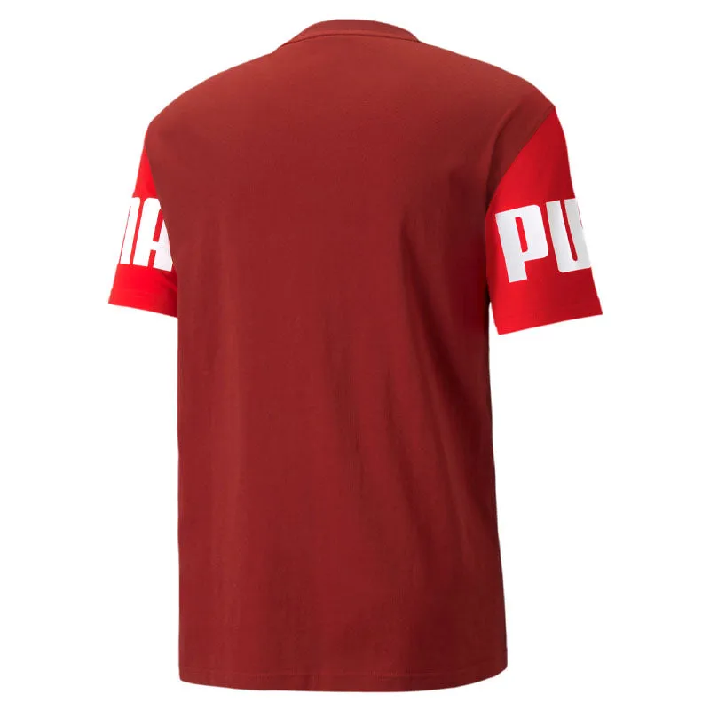 Puma Mens Power Colorblock Tee
