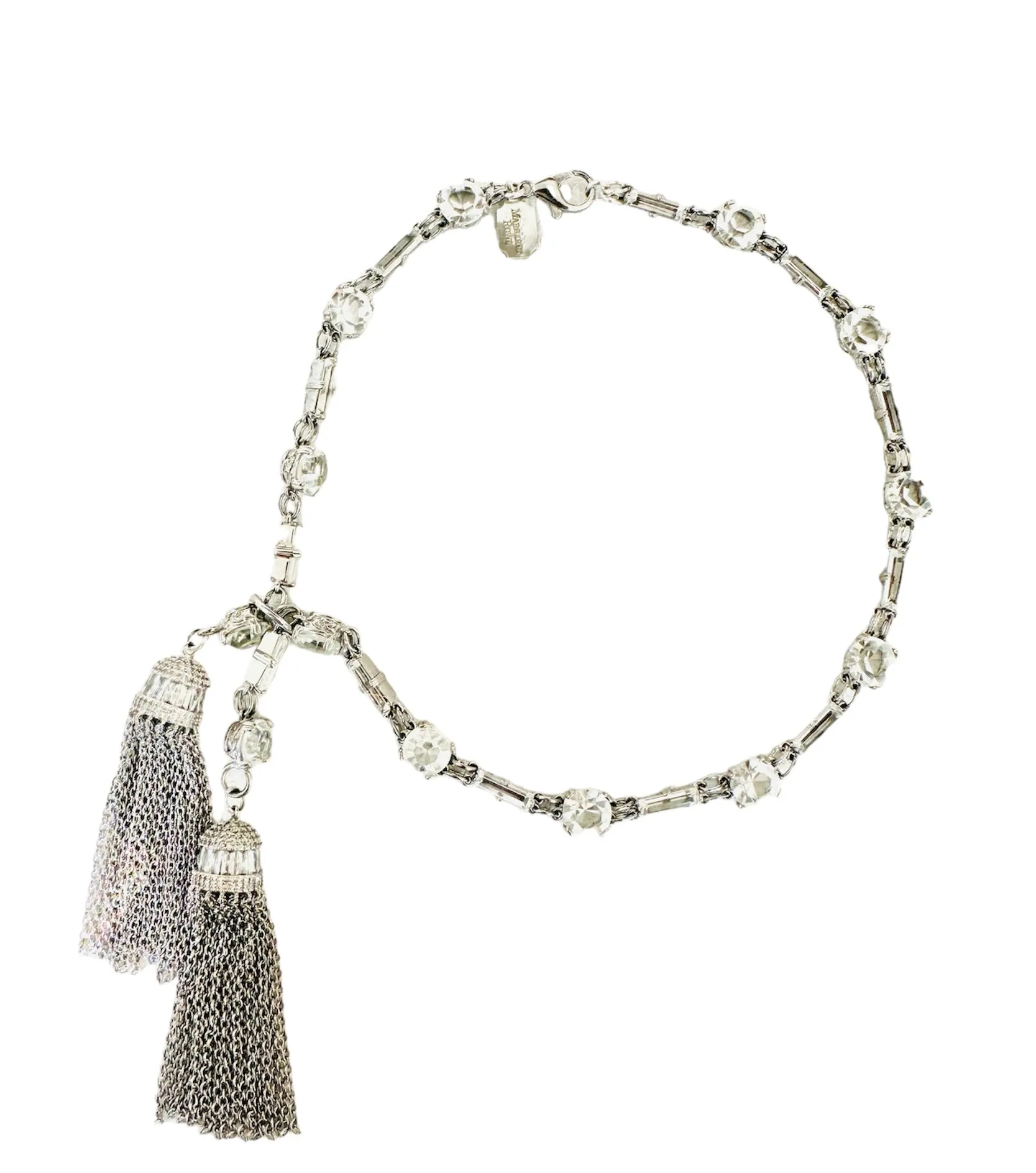 Pure As Passion Diamontage™ 16.64 Carat Tassel Necklace & Back Jewelry
