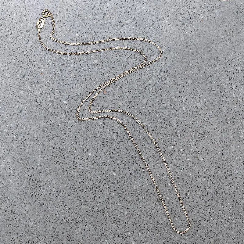 Recycled 14k Yellow Gold Light Rope Chain
