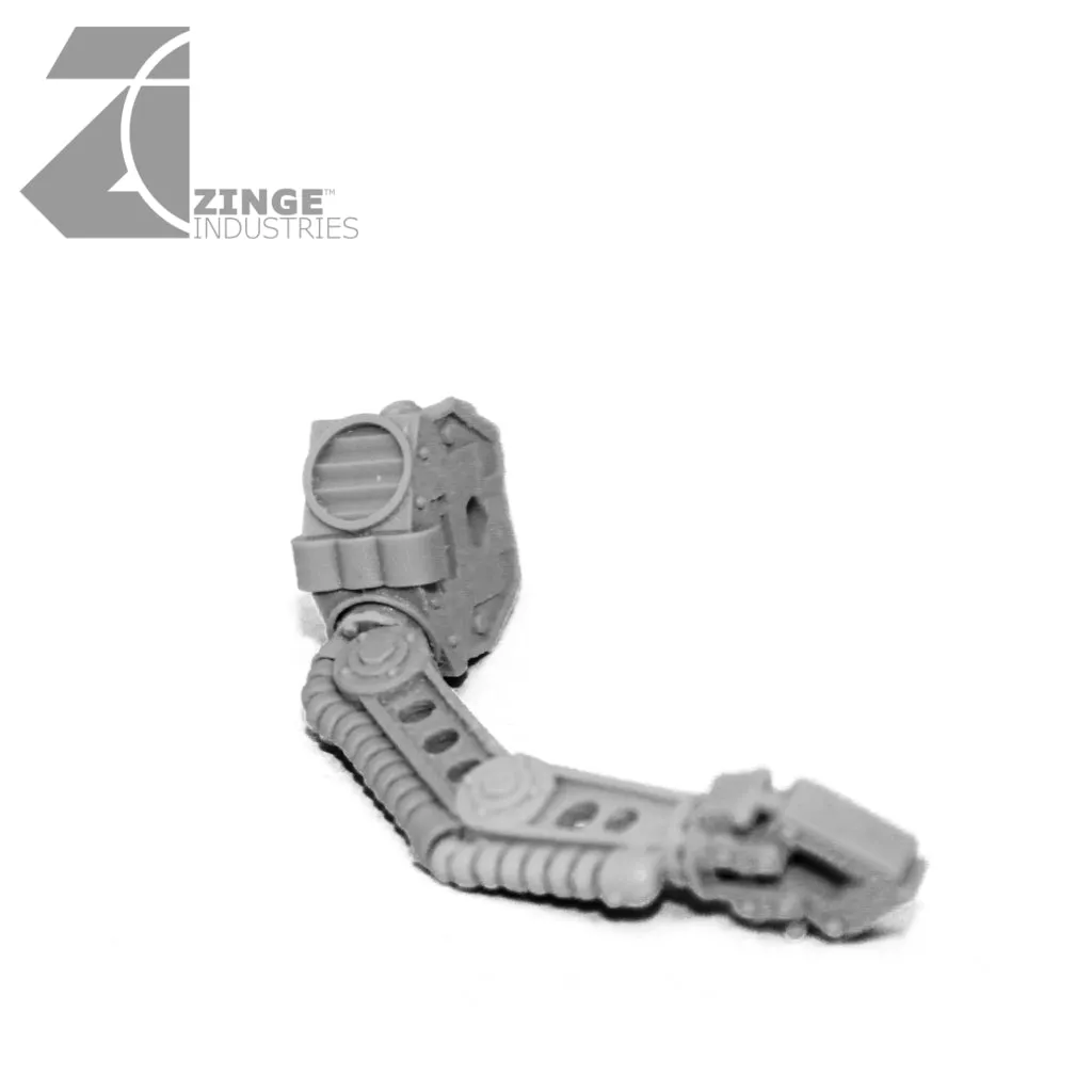 Robotic Servo Arm - 1 Arm with Various Heads - Sprue