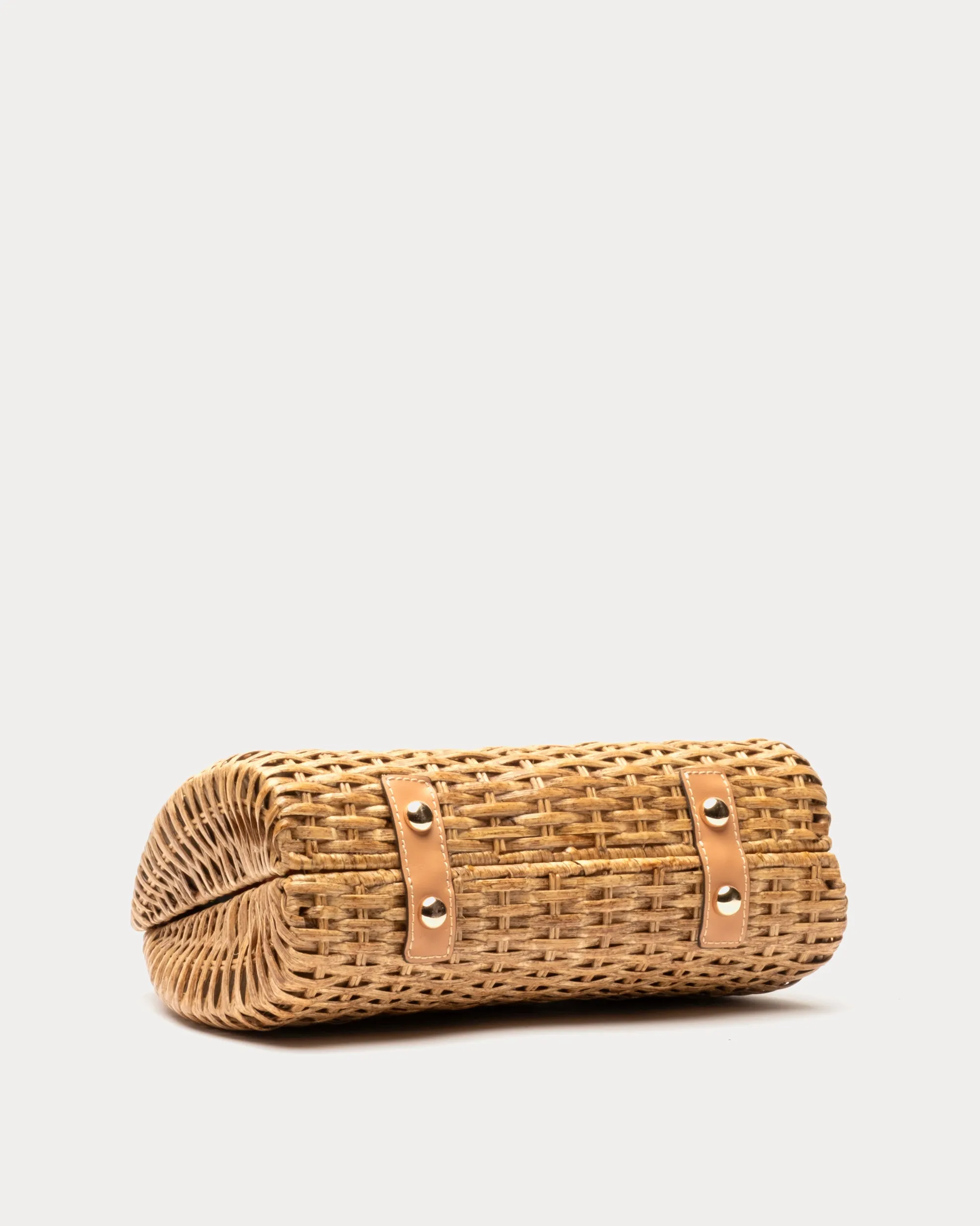 Rooster Wicker Basket - Toast
