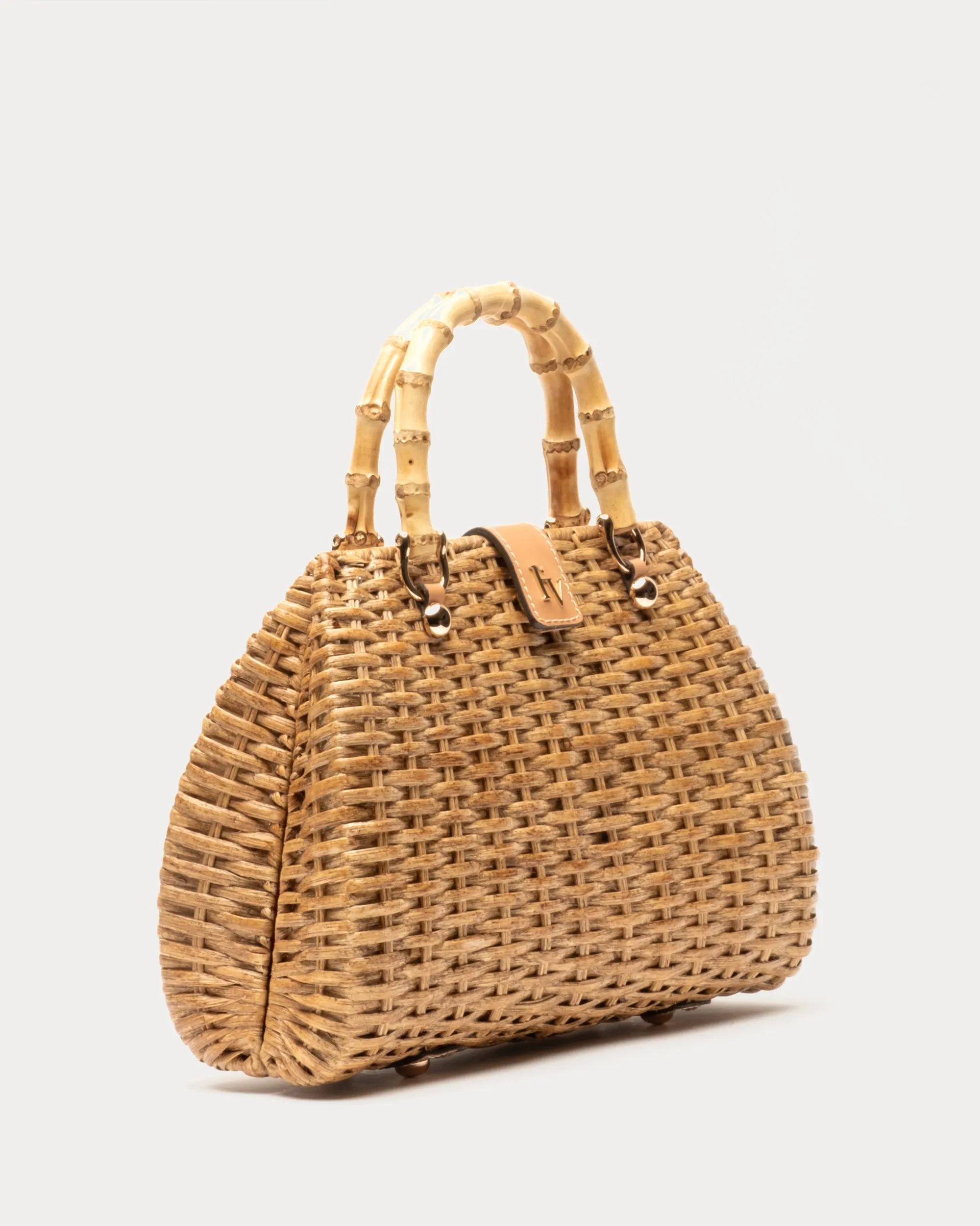 Rooster Wicker Basket - Toast