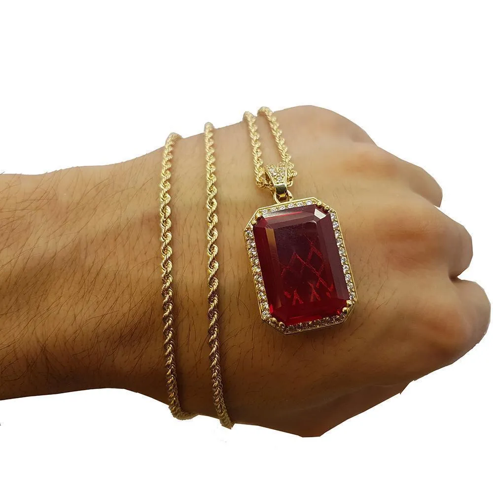 Rope Chain 2.5MM 10K With Pierrerouge en OR 10K MNG-006