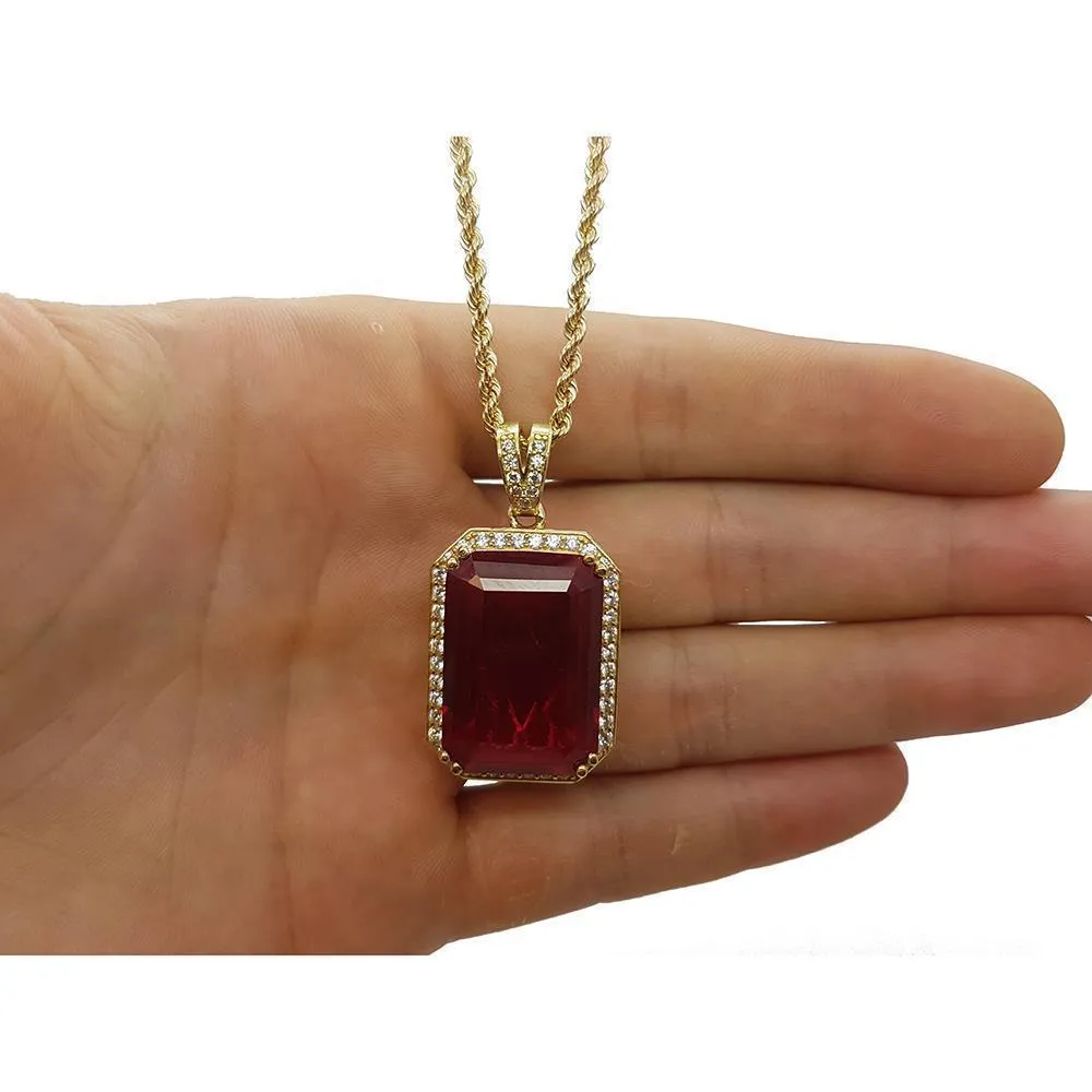 Rope Chain 2.5MM 10K With Pierrerouge en OR 10K MNG-006