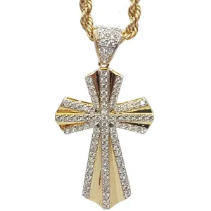 Rope Chain 4.0MM 10K With Cross OR 10K MNG-017