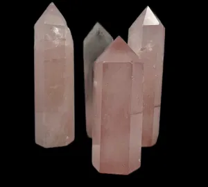Rose Quartz Tower - Faceted
