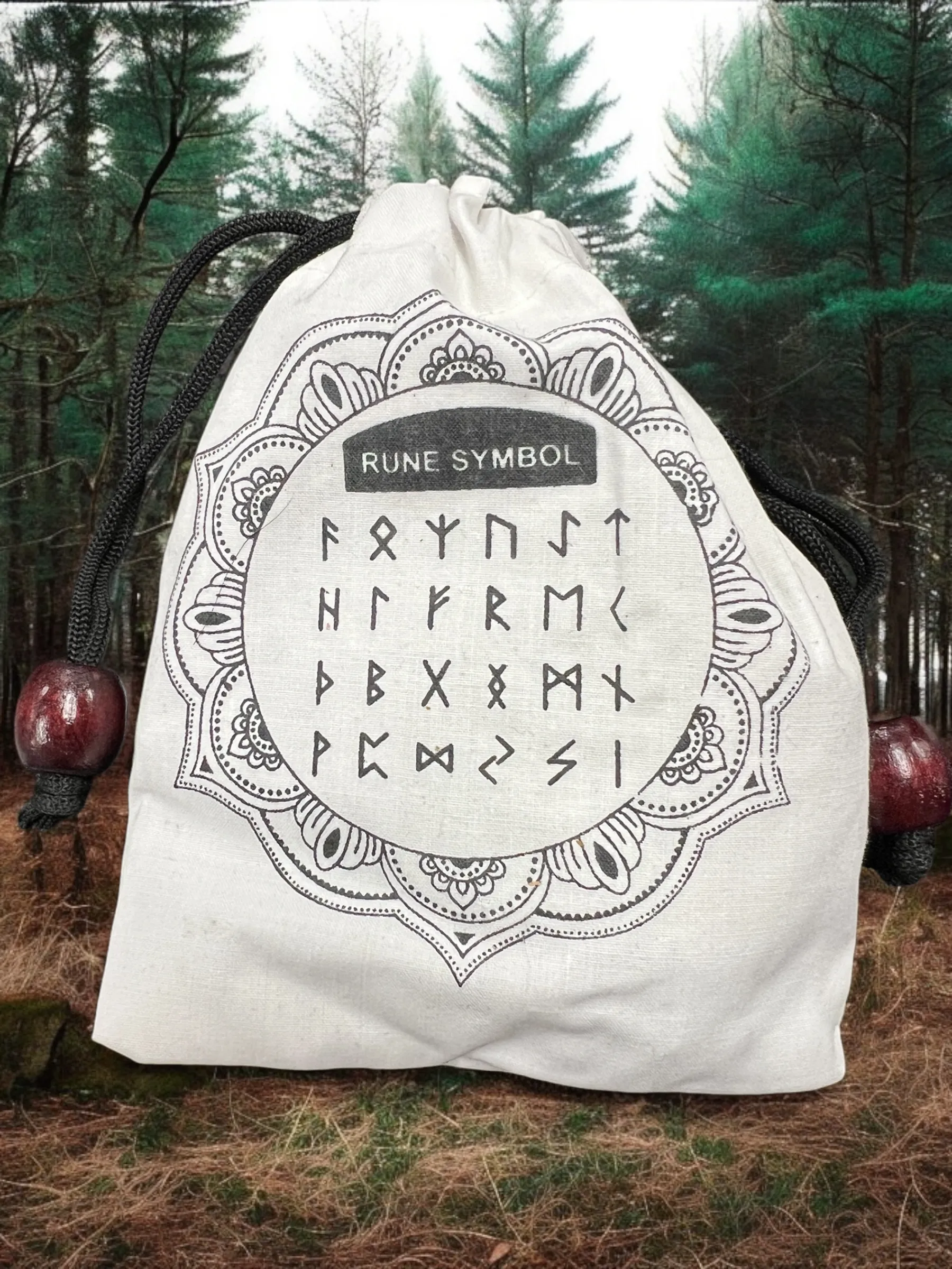 Rune Set - Rainbow Moonstone
