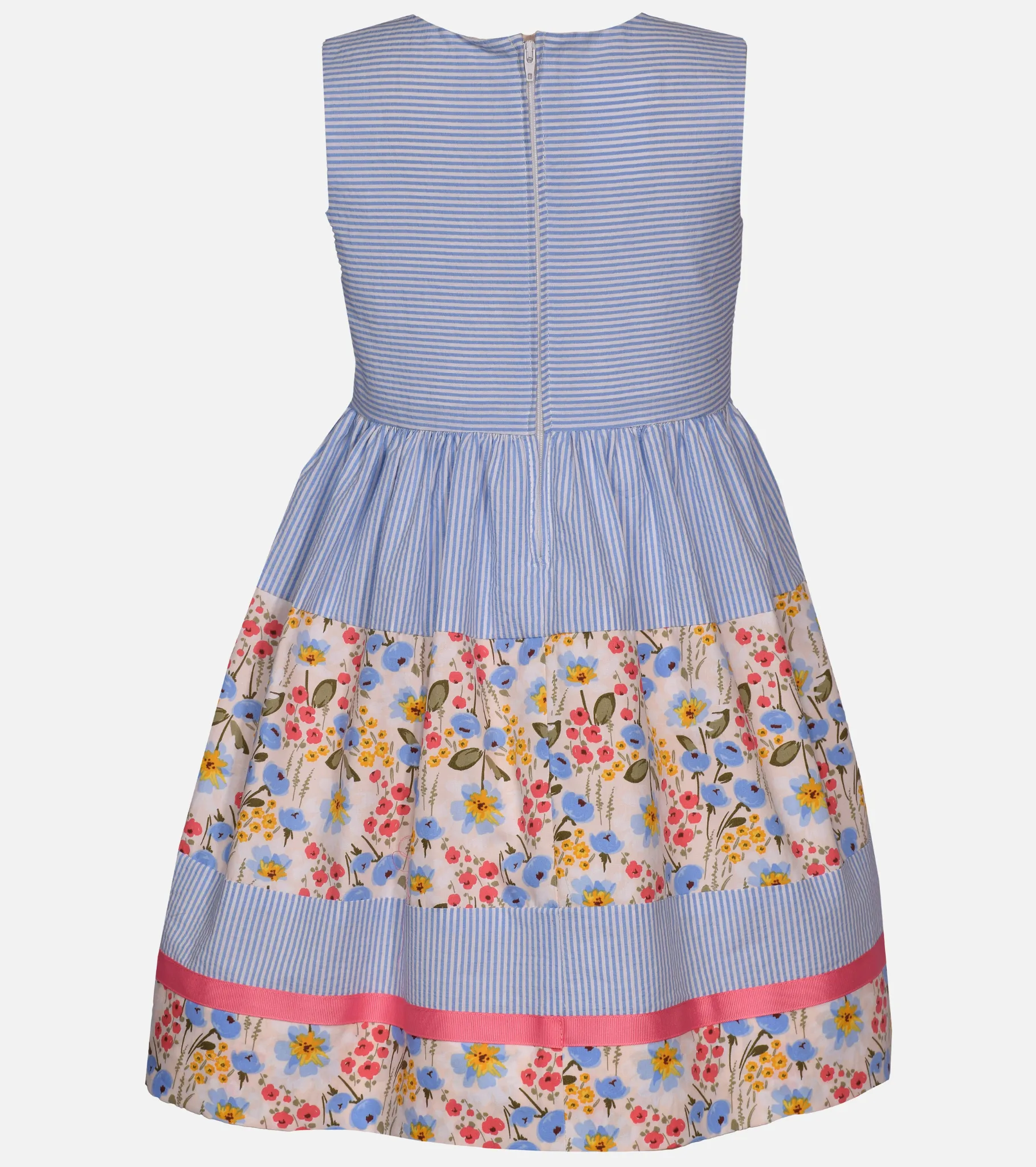 Sadie Mixed Print Dress with Bag