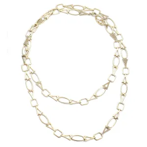 Sagrada 20K Labyrinth Diamond Necklace