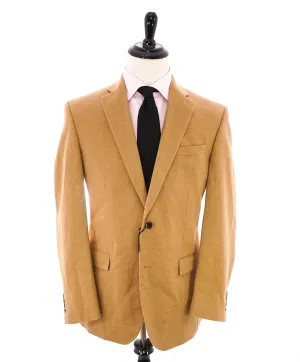 SAKS FIFTH AVENUE / LORO PIANA- 100% Cashmere Camel Blazer- 42L