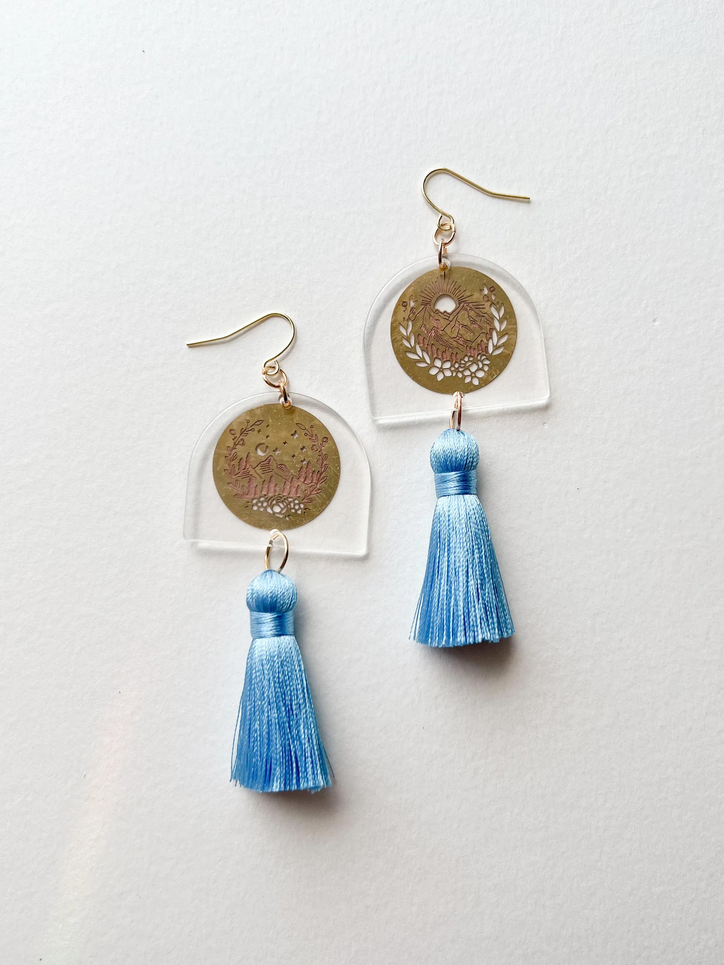 SECONDS SALE | ADDITIONAL 25% off | Day & Night | blue silk tassel
