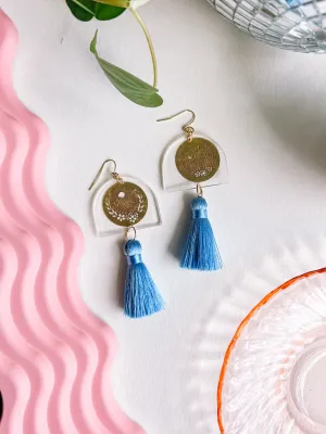 SECONDS SALE | ADDITIONAL 25% off | Day & Night | blue silk tassel