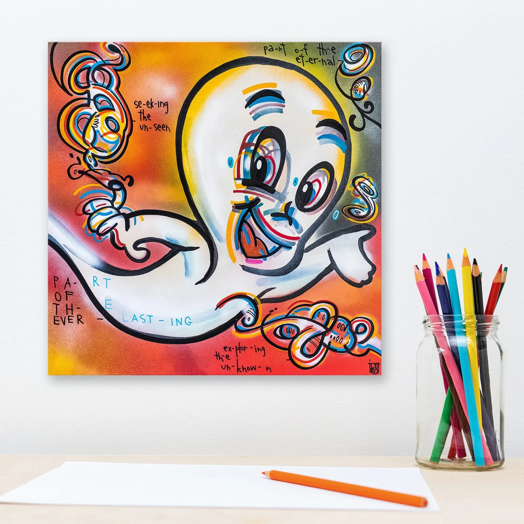 Seeking The Unseen - Lebo Steel Mineral Print