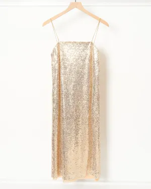 Shimmer Dress Gold
