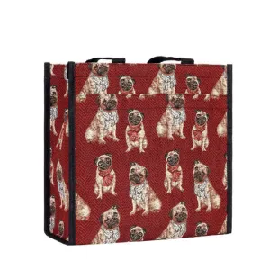 Signare Pug Shopper Bag