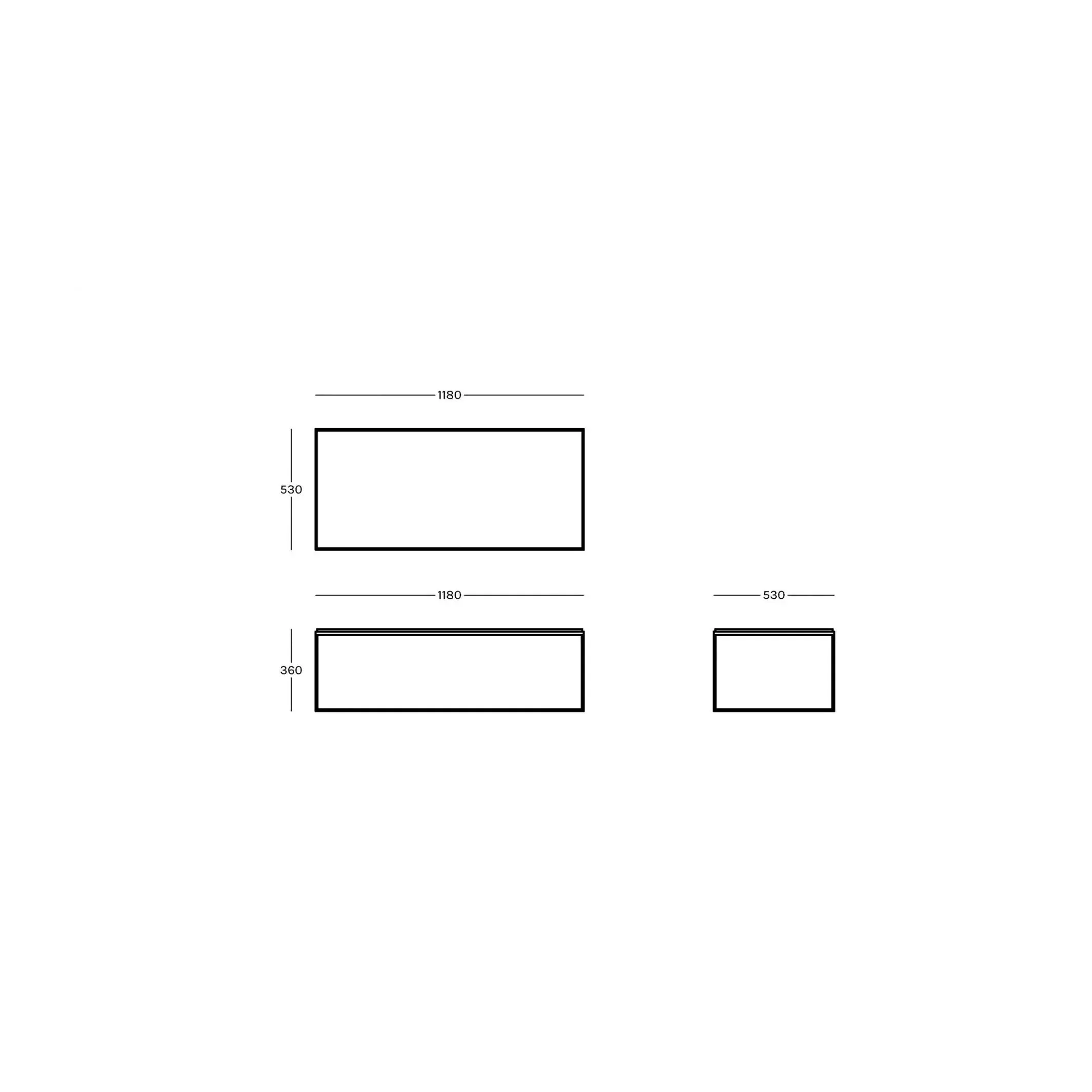 Slim Marble - Low Table