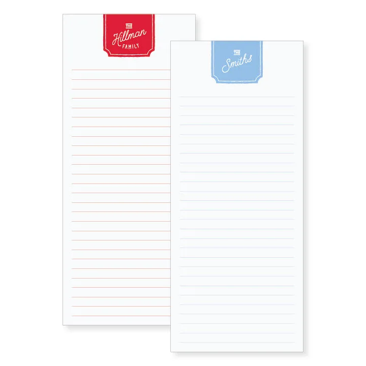 Slim Notepad | family