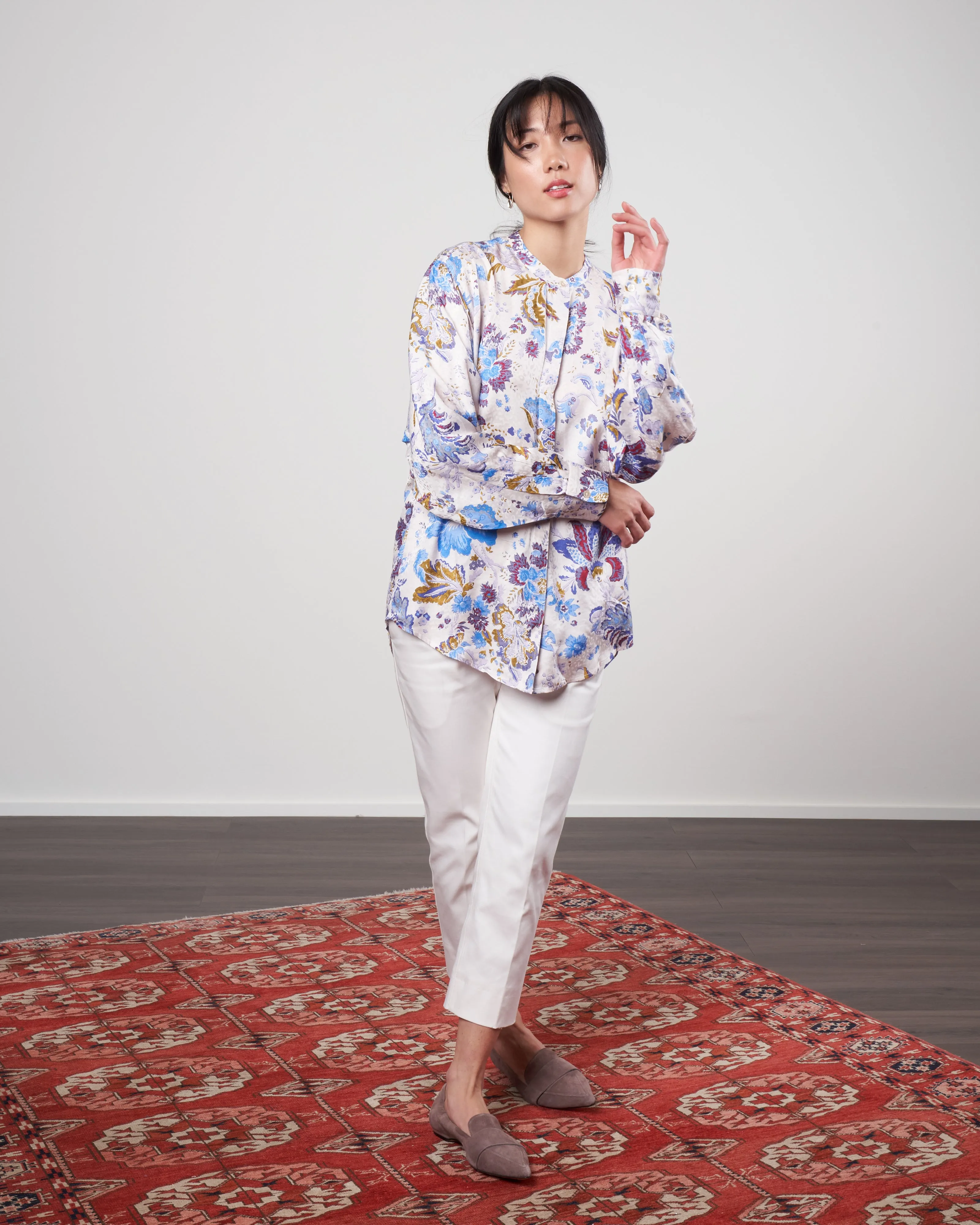 slim pant - winter white