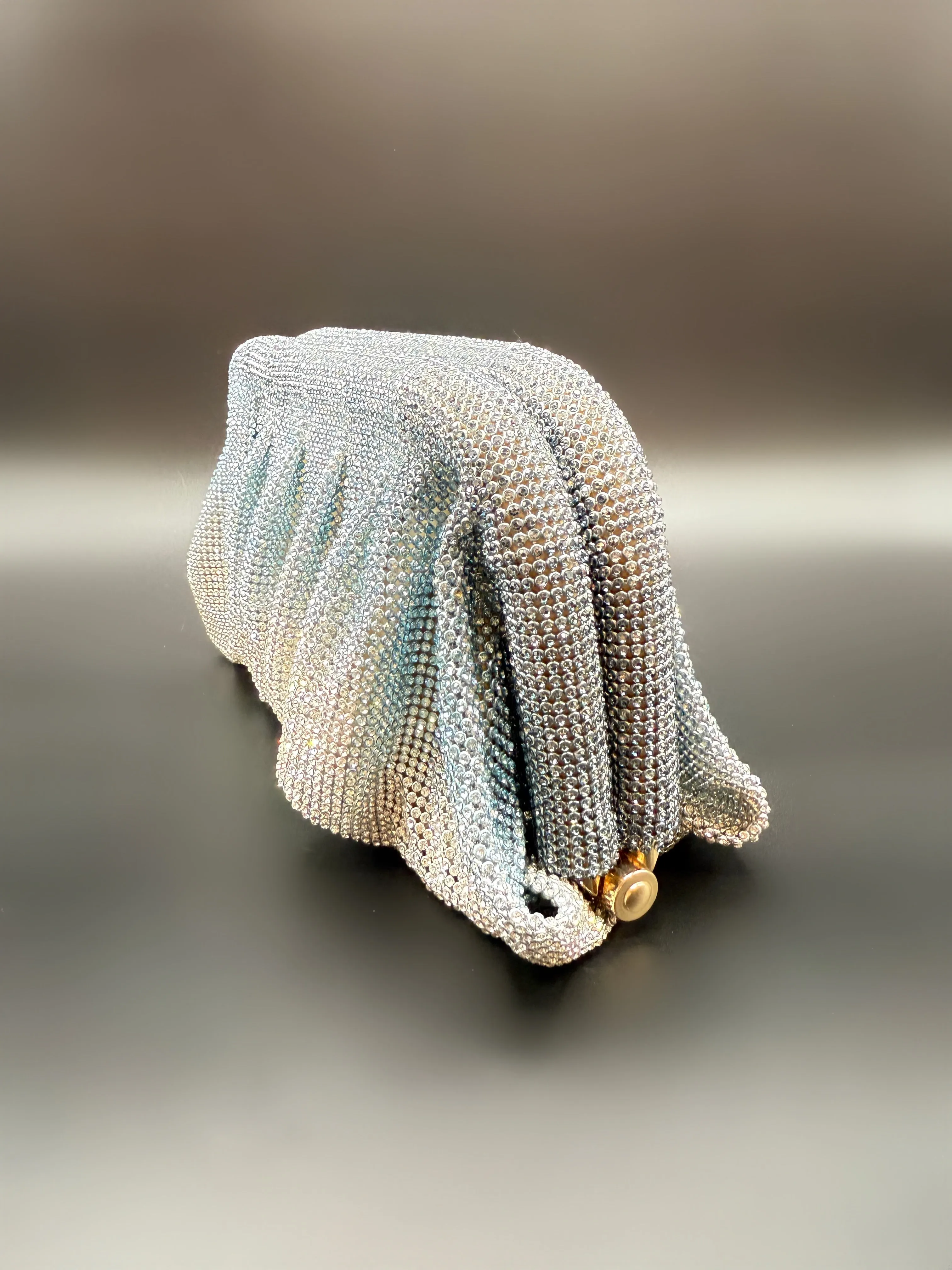 Slouchy Clutch Blue Ombré